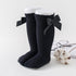 Red Bow Knee Highs Socks Little Palace Store